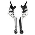 CNC Extendable Brake Clutch Levers for BMW C650GT (2011–2017), C600 Sport (2011–2016) Silver