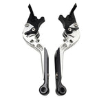 CNC Extendable Brake Clutch Levers for BMW C650GT (2011–2017), C600 Sport (2011–2016) Silver