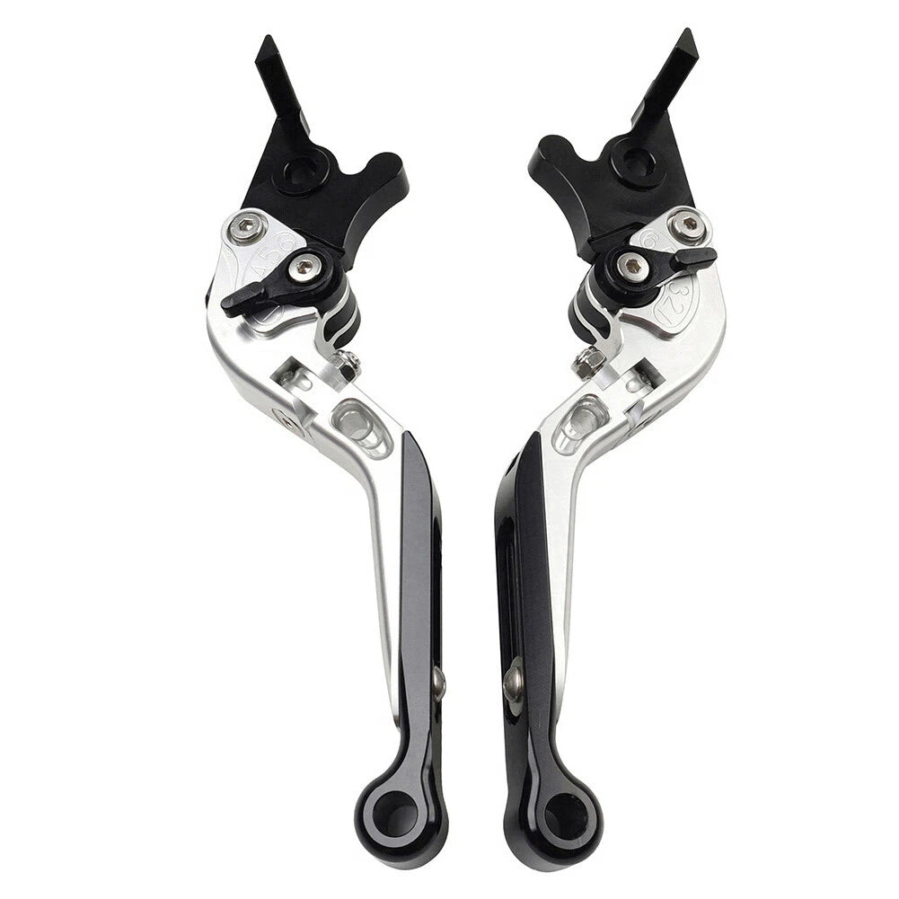 CNC Extendable Brake Clutch Levers for BMW C650GT (2011–2017), C600 Sport (2011–2016) Silver