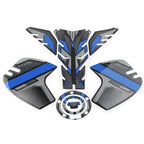 3D Gas Tank Pad Decal Sticker Blue for Yamaha MT-09 SP Tracer (2018-2020)