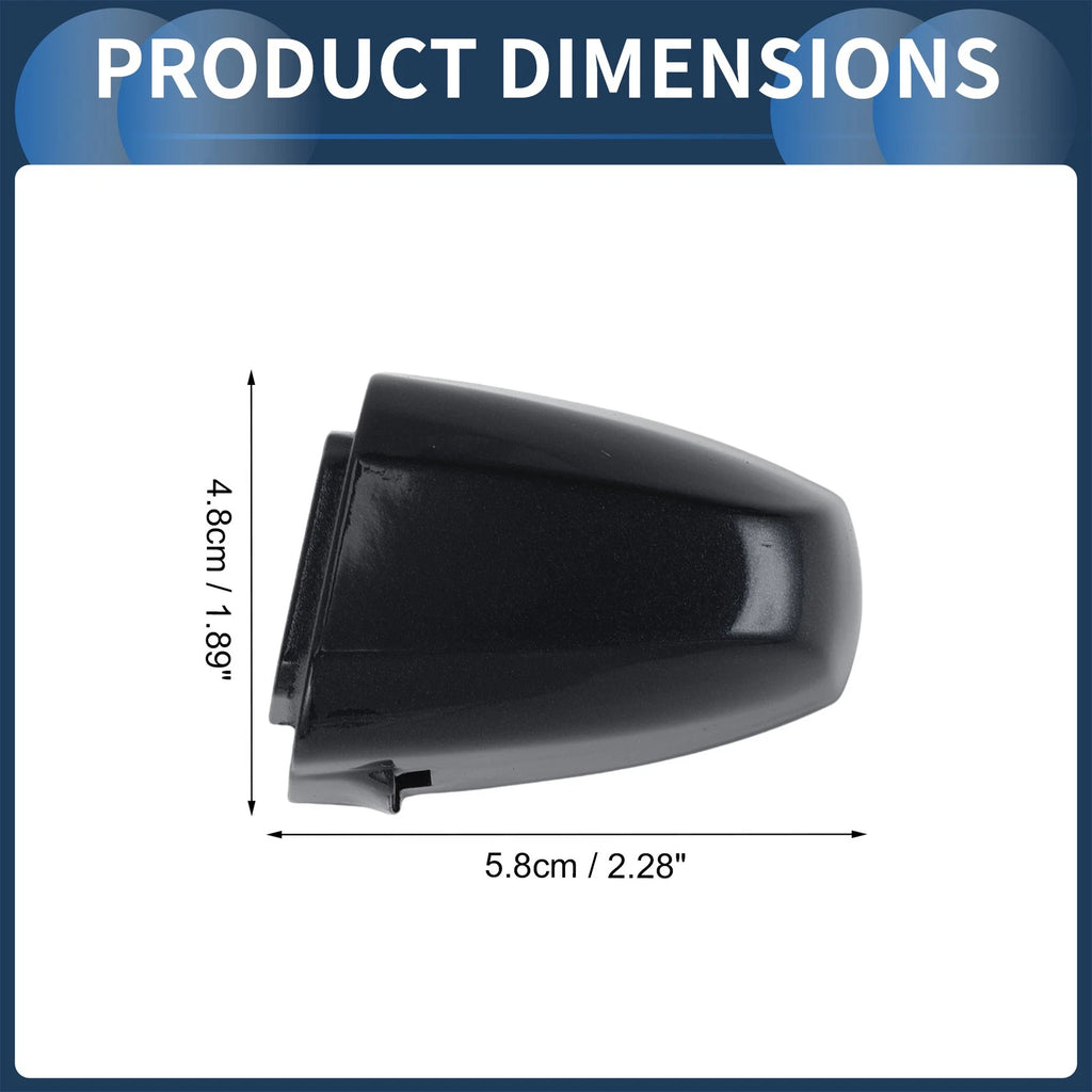 Door Handle Cover Front Left No. 51217396541 for BMW X1 (2015–2018) Black Sapphire