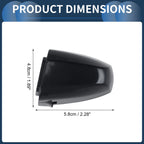Door Handle Cover Front Left No. 51217396541 for BMW X1 (2015–2018) Black Sapphire