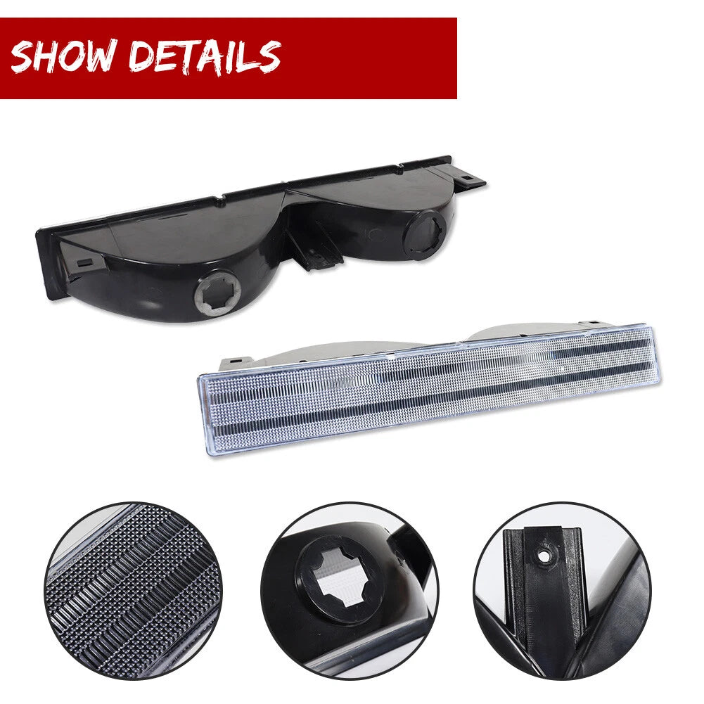 Clear Front Bumper Parking Signal Light for El Camino Malibu (1982–1987)