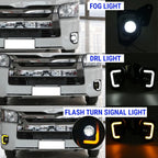 Daytime Running Light Fog Turn Signal Lamp for Toyota Hiace (2014–2018)