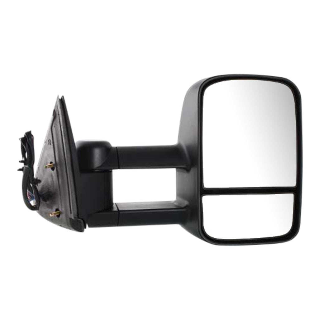 Towing Mirror for Chevy Silverado 1500 (2003–2006) Right Manual Fold Textured Black