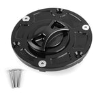 CNC Keyless Fuel Gas Cap for Kawasaki ER Z 250 300 Ninja EX (2008–2017) Black