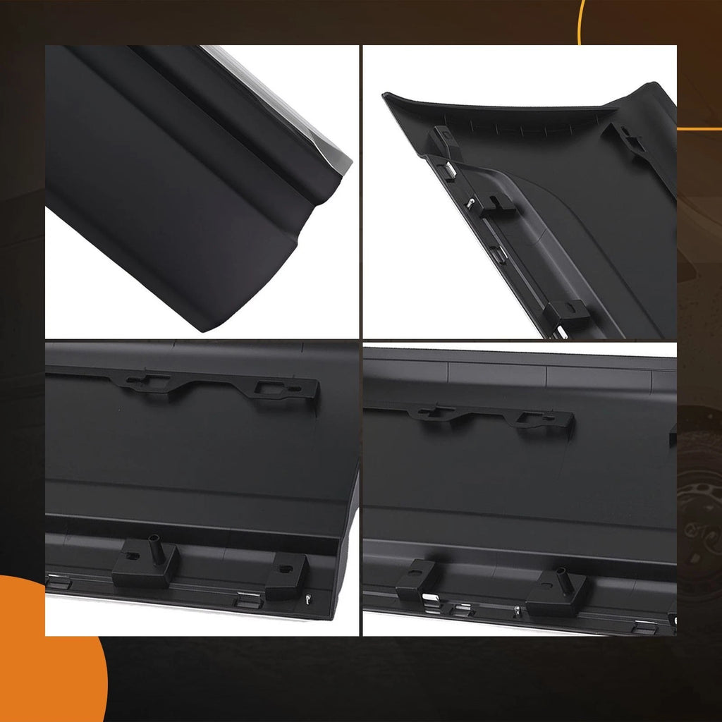Door Trim Molding Lower Right Rear for Ford Explorer (2011–2015) Black ABS