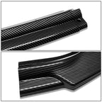 3Pc Front Bumper Lip Splitter for VW Golf (2018–2021) Carbon Look