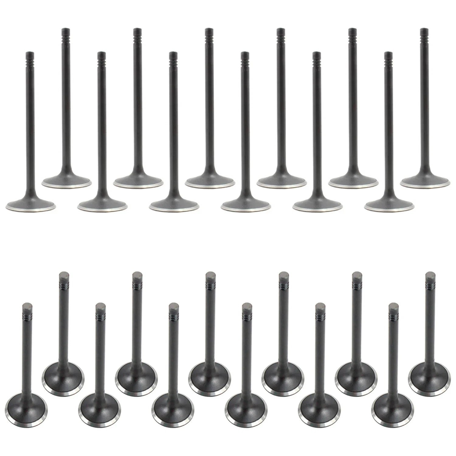 Set of 24 Intake & Exhaust Valves for Audi A6 A7 A8 Q7 S4 3L V6