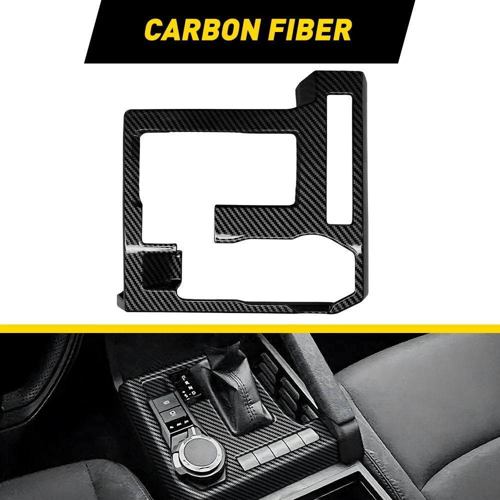 Carbon Fiber Gear Shift Panel Cover Trim for Toyota Tacoma (2024–2026)