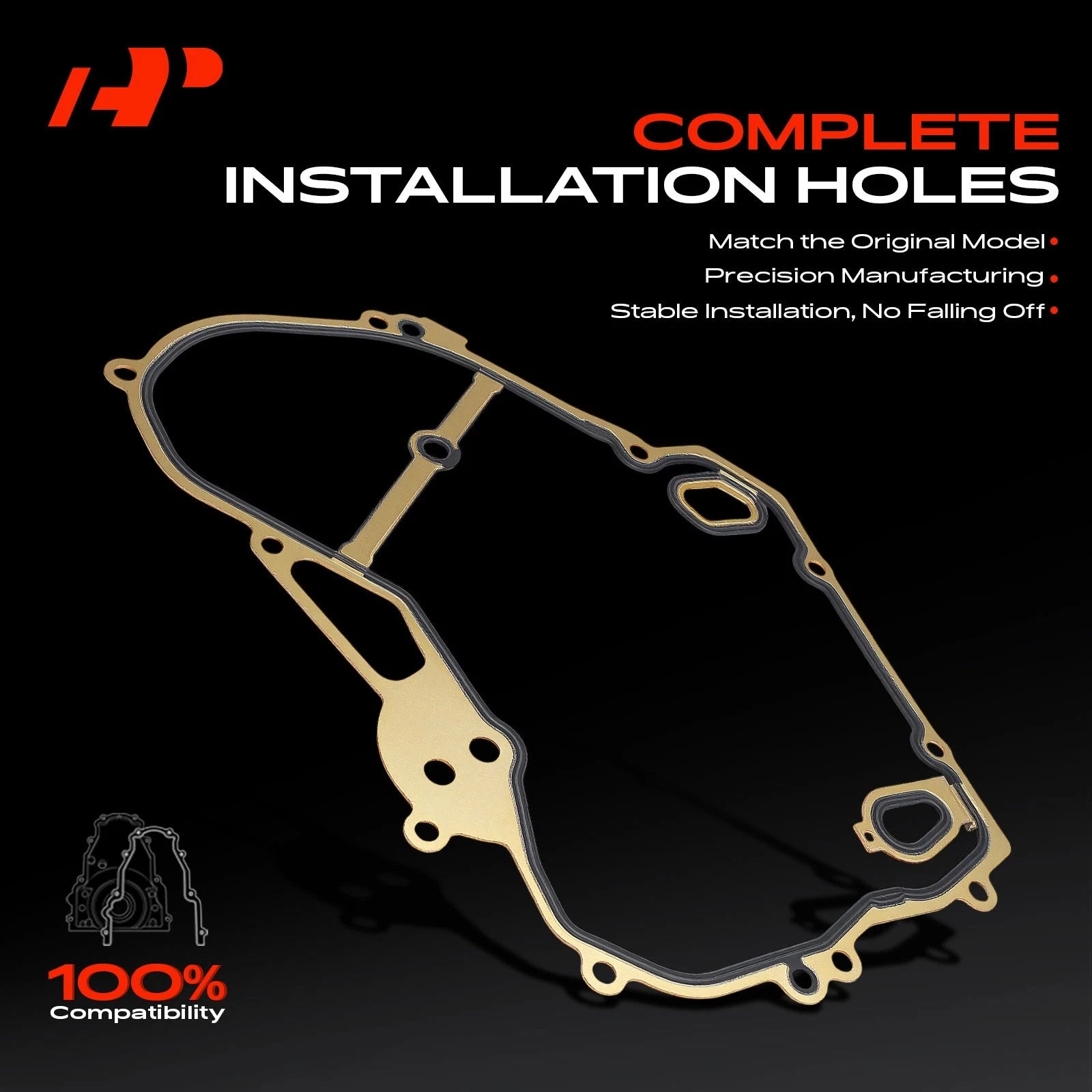 Engine Timing Cover Gasket Set for Chevy Malibu Cobalt Pontiac (2004â2010)
