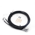 Ape Cable Kit for Harley Touring ABS Models (2014–2020) - Black Nylon 14" 15" 16"
