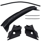 3PC Black Wiper Cowl Panel for Honda Civic 1.8L (2006–2011) 74210-SNA-A00 ABS