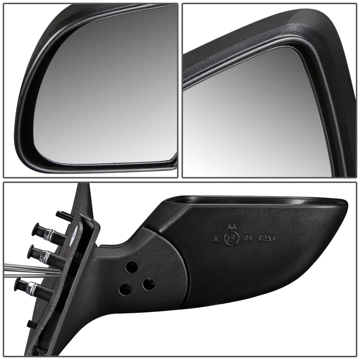OE Style Manual Side View Door Mirror Right for Nissan Versa (2012–2015) NI1321226
