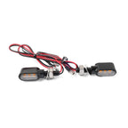 Mini Amber Motorcycle Turn Signal Blinker Lights Universal