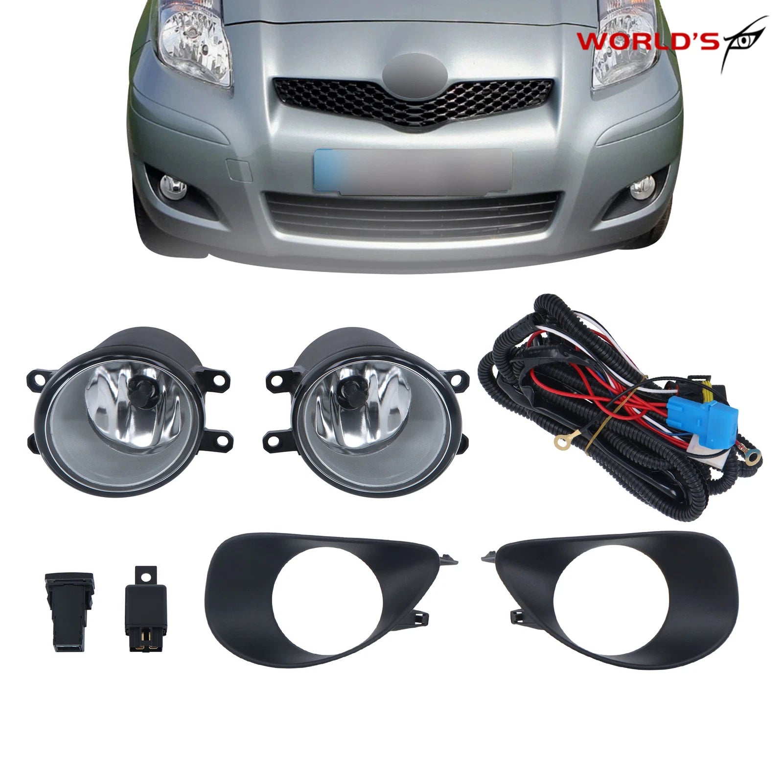 Fog Lights for Toyota Yaris 2 Door Hatchback (2006–2008)