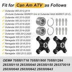 Front/Rear Wheel Hubs with Bearings & Studs for Can-Am Renegade 1000 2012–2020