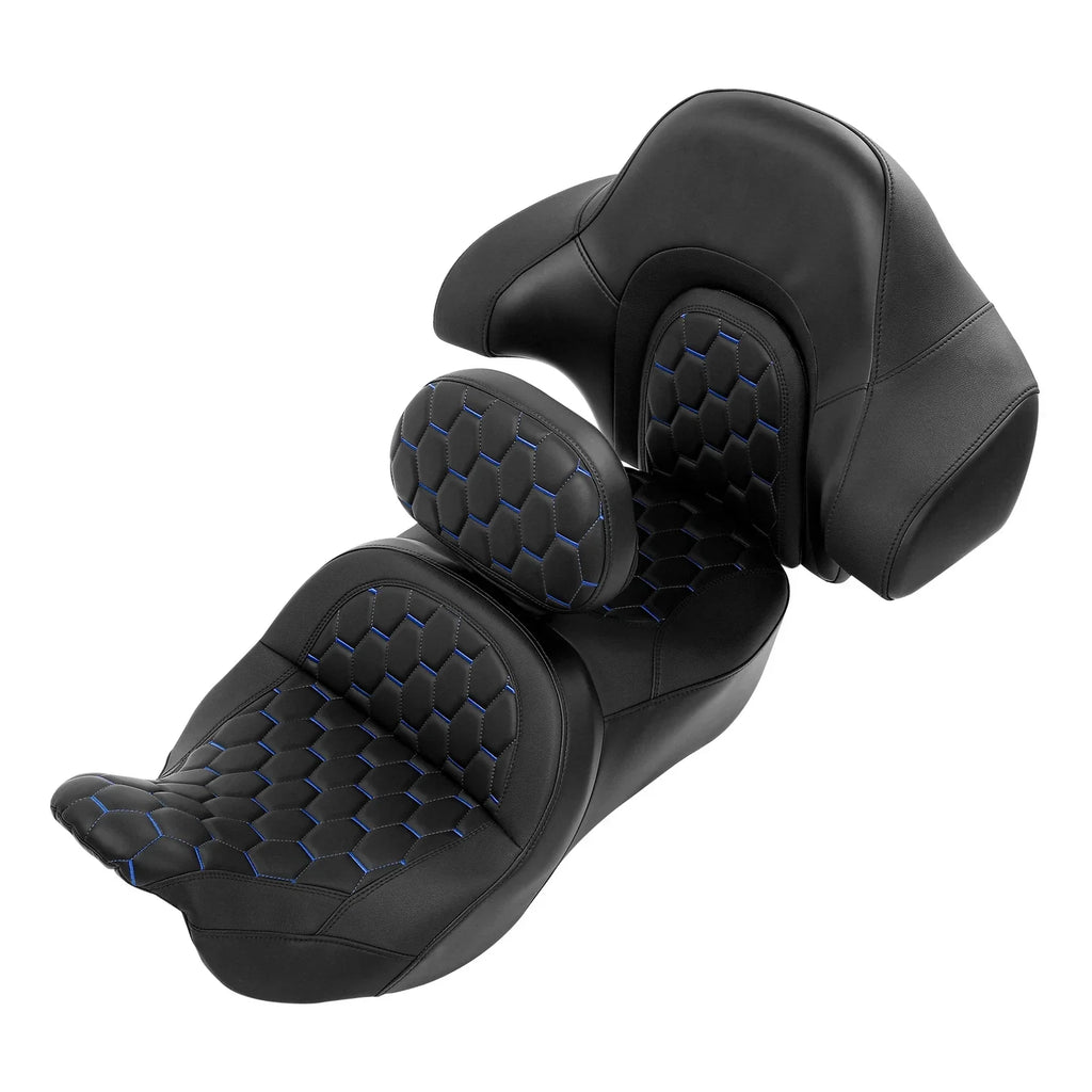 Driver Passenger Seat & Backrests for Harley Road Electra Glide (2014-2023)