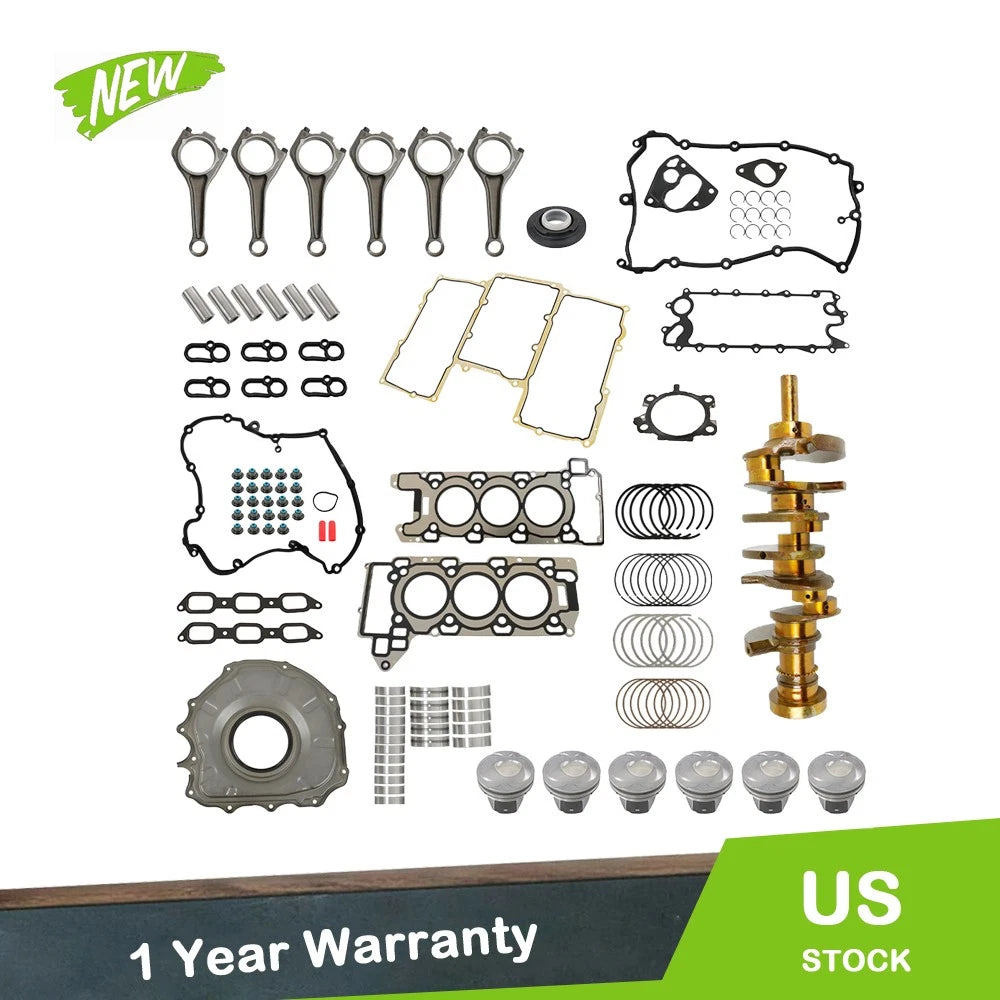 Engine Crankshaft Con Rod Piston Gasket Kit for Jaguar Land Rover (2010–2015)