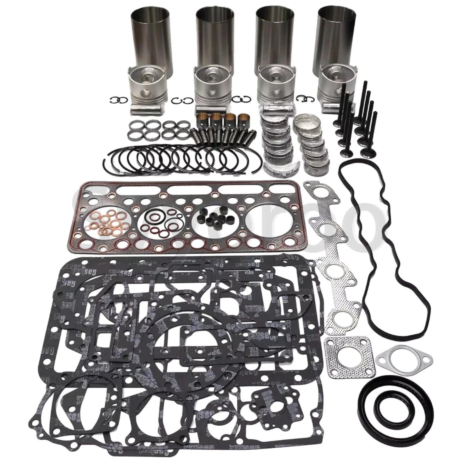 Engine Overhaul Rebuild Kit for Kubota V3600 (V3600-T)