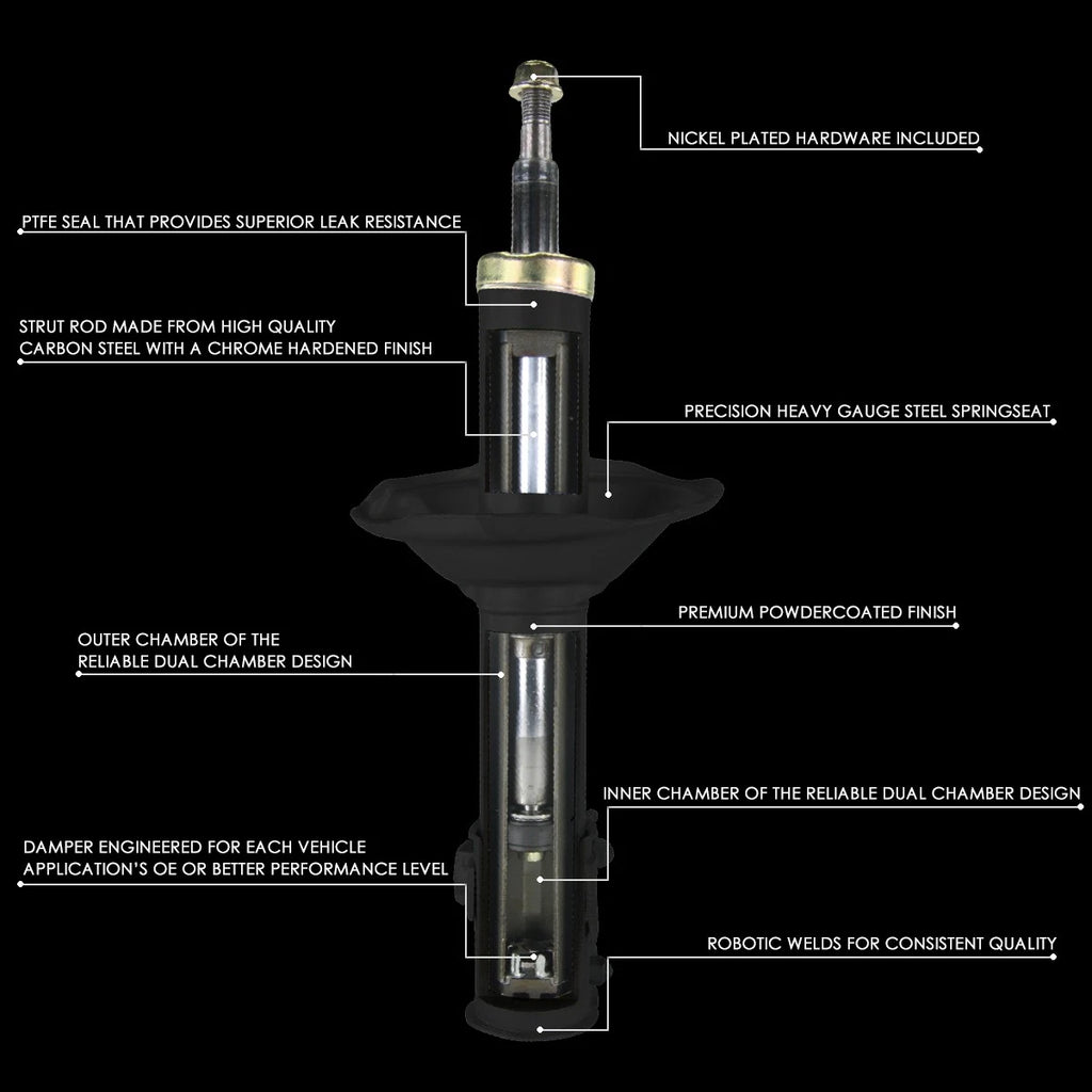 Rear Gas Shock Absorber/Strut Assembly for Nissan Murano (2003–2007)