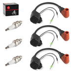 3X Ignition Coil Assy for Yamaha Outboard 55HP-90HP (2-Stroke)