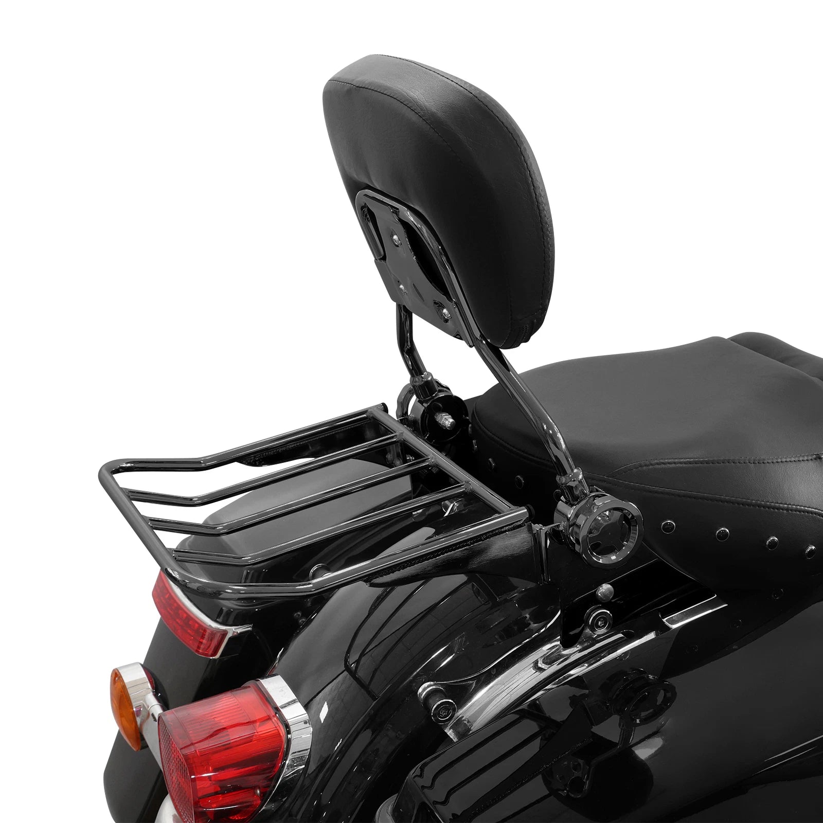 Detachable Backrest Sissy Bar Luggage Rack for Harley Road Glide (2009–Present)