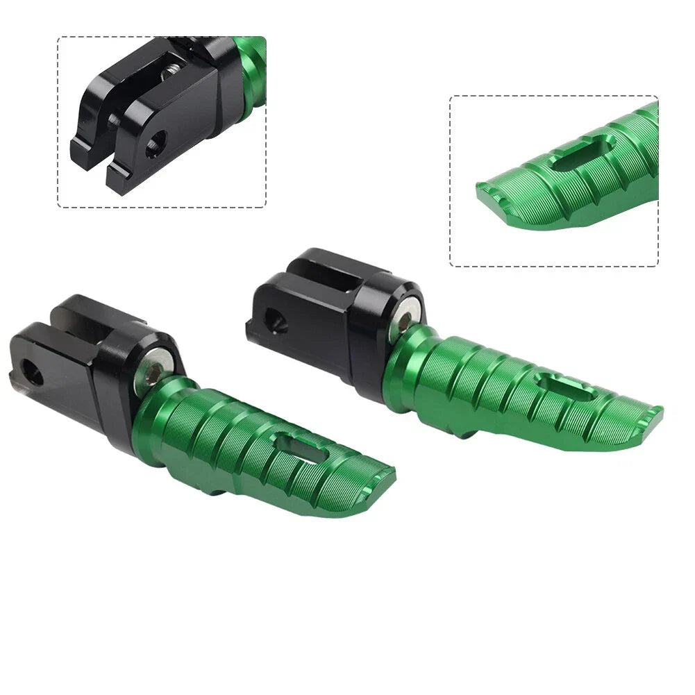 Front Footrests Pegs for Benelli Leoncino 500, 800 & Brixton Crossfire 500