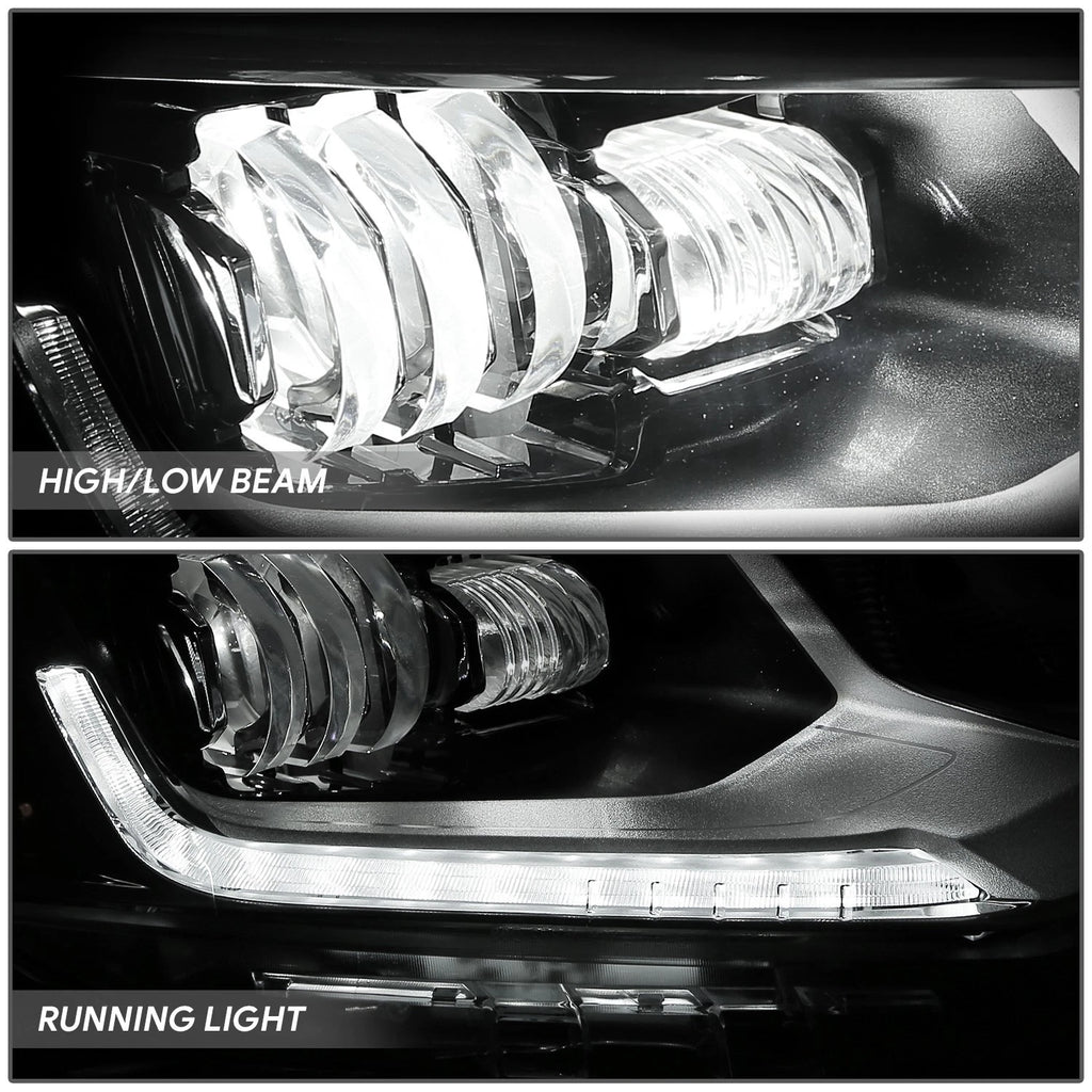 Chrome Amber LED Headlight for Chevy Equinox (2018–2021)