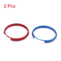 2Pcs Aluminum Alloy 44mm Car Key Ring for BMW MINI Cooper 