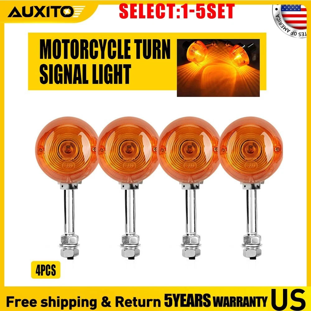 Amber Turn Signal Light for Suzuki Boulevard M50 M90 C50 C109R Intruder (2005–2023)