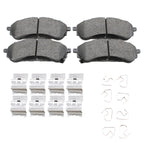 Set of 4 Akebono ProACT Rear Ceramic Brake Pads for Ford Ranger (2019–2023)