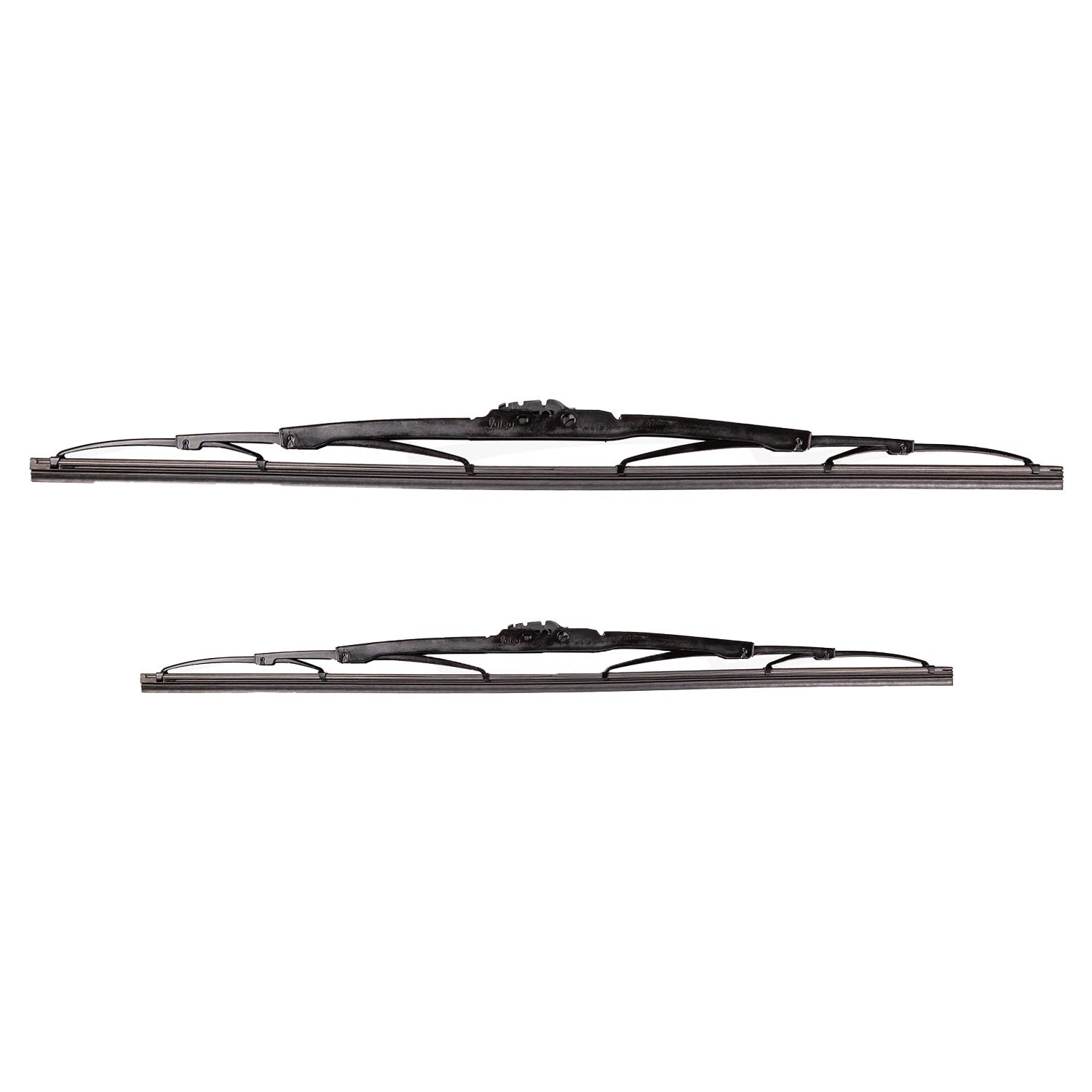 2X Valeo Traditional Titanium Windshield Wiper Blades for