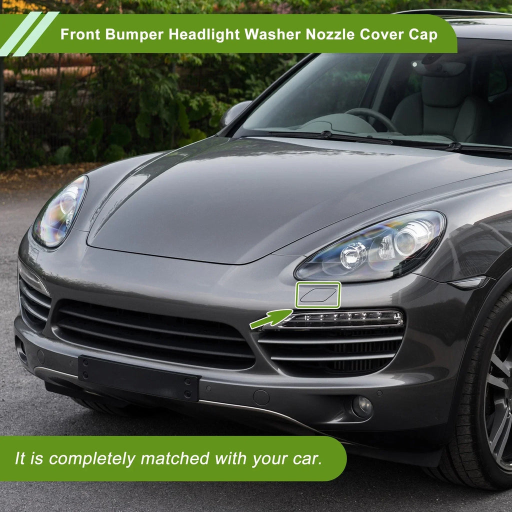 Washer Nozzle Cover for Porsche Cayenne 92A (2011-2018) - White Cap