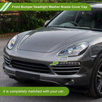 Washer Nozzle Cover for Porsche Cayenne 92A (2011-2018) - White Cap