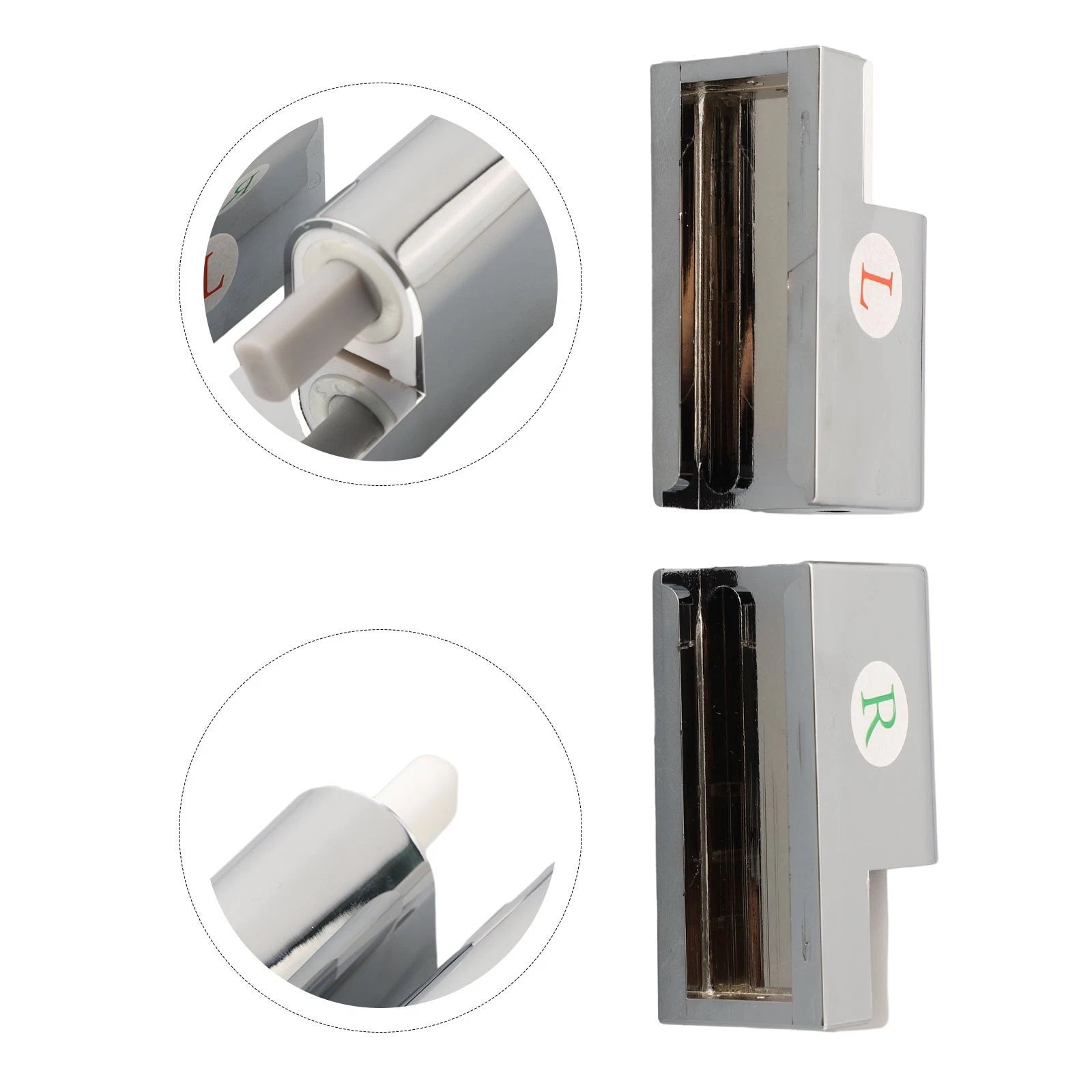 Set of 2 Soft Close Hinges for Contemporary Toilet