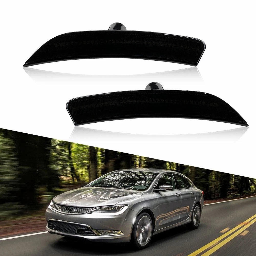 Smoke White Signal LED Side Marker Light for Chrysler 200 (2015–2017)