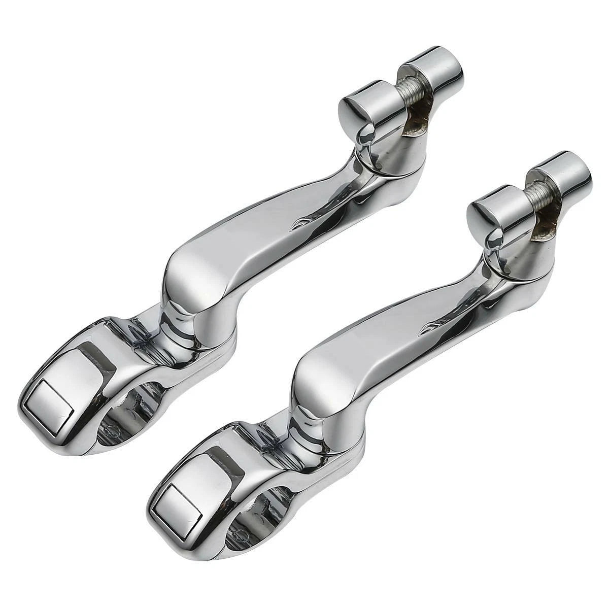 1 1/4" Adjustable Engine Guard Highway Foot Pegs for Harley Touring