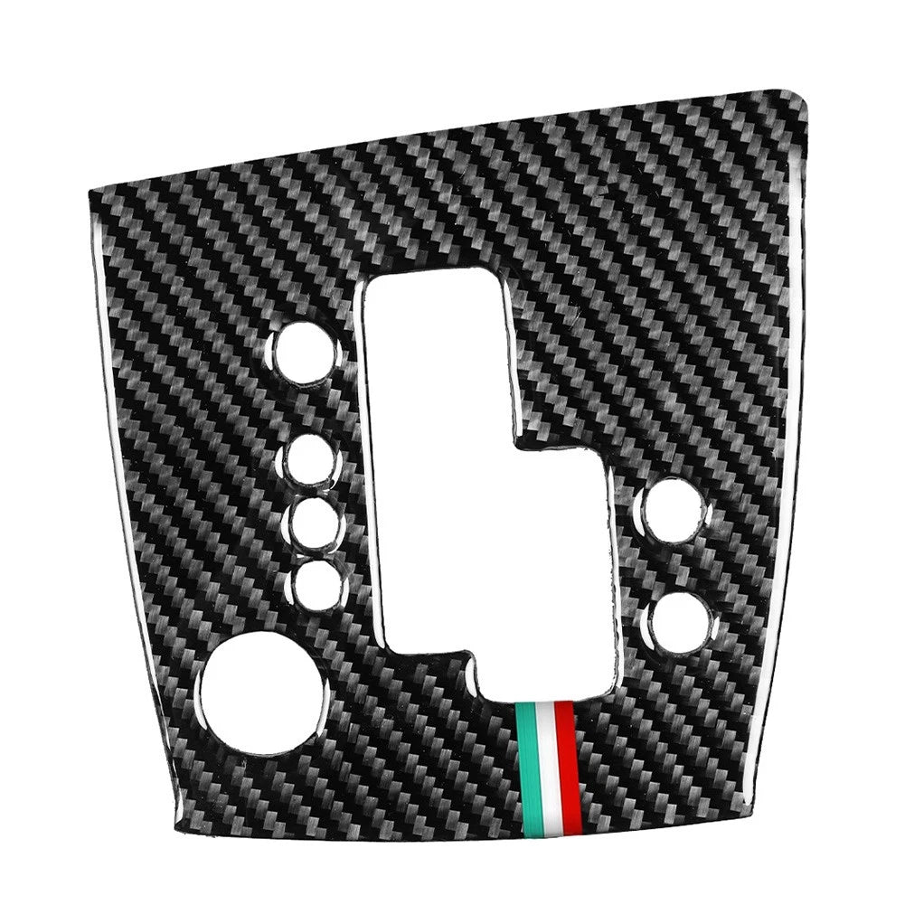Gear Shift Panel Cover Trim for Alfa Romeo 159 Brera Spider (2006–2011) Carbon Fiber Black