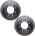 Set of 2 Front Disc Brake Rotors for Chevy Silverado 2500 HD (2015–2019)