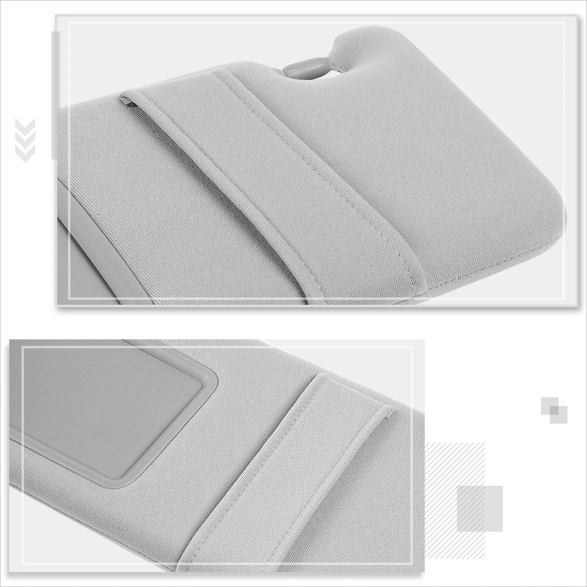 OE Style Driver Side Sun Visor for Toyota Camry (2007–2011) w/Mirror Grey