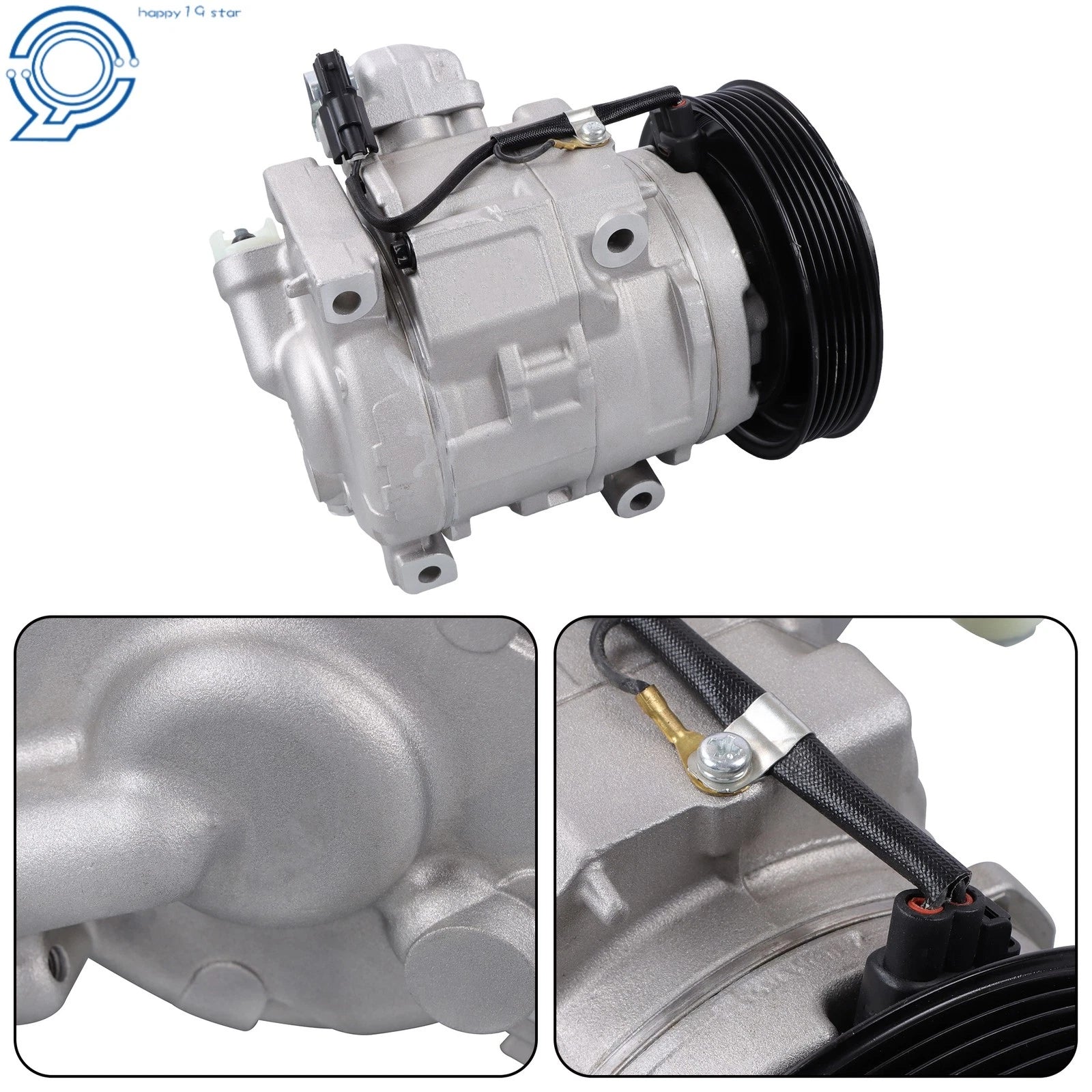 A/C Compressor & Clutch for Honda Accord Acura TSX RDX TL (2008–2015)