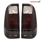 Set of 2 Smoke Tail Lights for Ford F-250 F-350 F-450 F-550