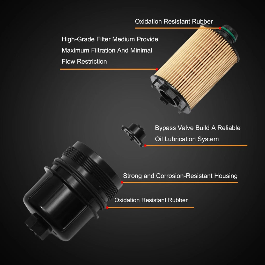 Ecodiesel Engine Oil Filter for Jeep Wrangler JL, Ram 1500 DT (2019–2023)