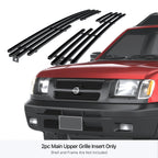 Stainless Black Billet Grille Insert for Nissan Xterra (2000-2001)