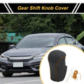 Gear Shift Knob Cover for Honda Accord (2008–2012) Black Brown Faux Leather