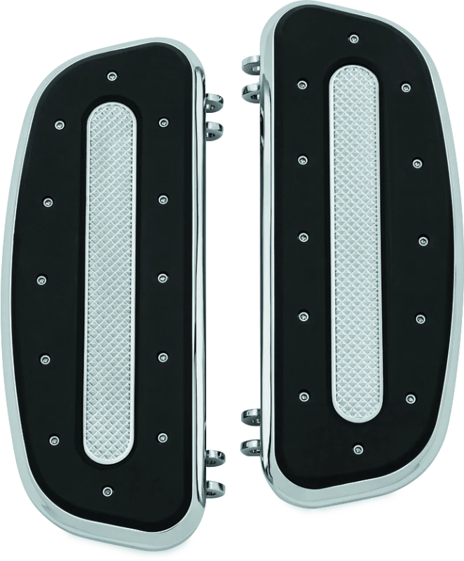 Kuryakyn Heavy Industry Driver Floorboards Chrome for Harley (2008–2009)