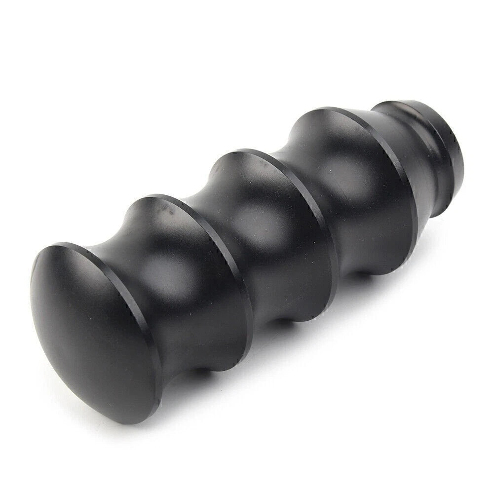 Manual Gear Shift Knob Lever for Universal Applications (Aluminum, Black)