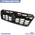 Front Bumper Upper Grille Assembly Glossy Black for Subaru Crosstrek (2018-2020)