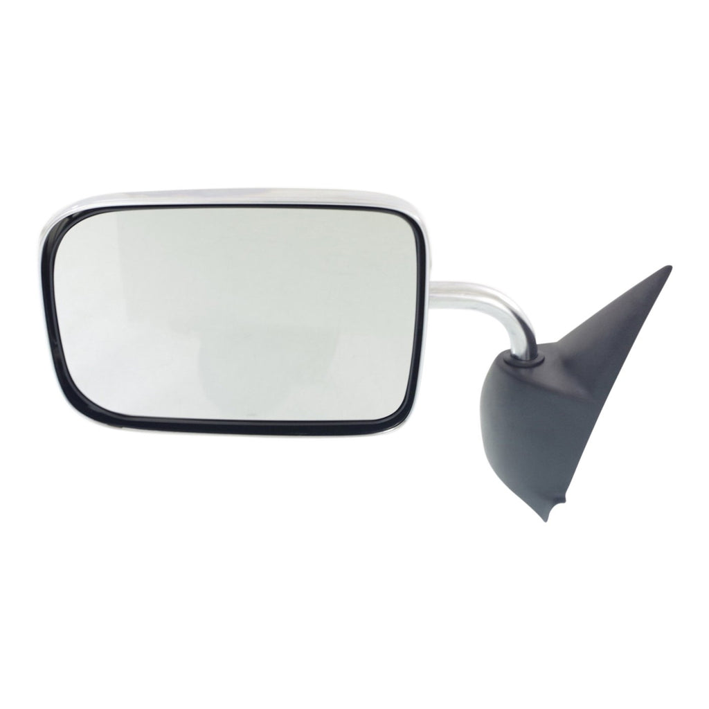 Manual Mirror for Dodge Ram 1500 (1994–2001) Driver Side Folding Chrome